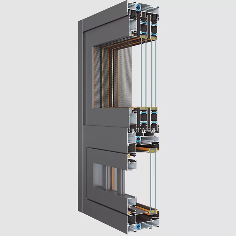 Przesuwane aluminiowe profile ze stopu aluminiowego